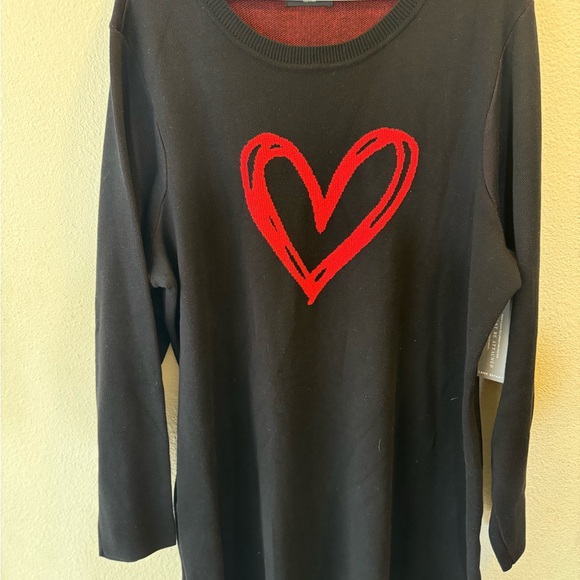 Lane Bryant Sweater Dress with Heart - Picture 3 of 5